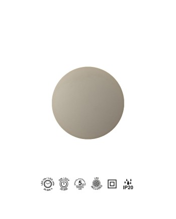 BORA BORA * APLIQUE LED REDONDO BLANCO - 30W 2700K